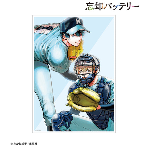 『忘却バッテリー』清峰葉流火&要圭 11巻表紙イラスト A3マット加工ポスター