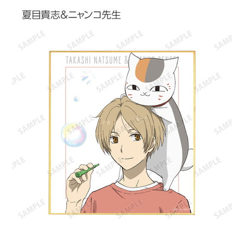 『夏目友人帳』描き下ろしイラスト シャボン玉ver. トレーディングミニ色紙 BOX