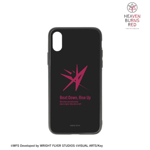 『ヘブンバーンズレッド』第31A部隊ロゴ 強化ガラスiPhoneケース