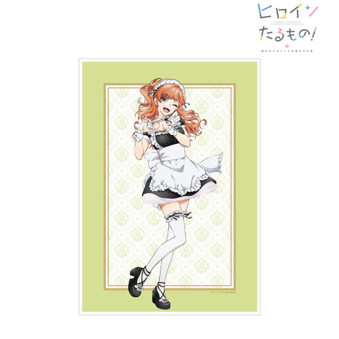 『ヒロインたるもの!~嫌われヒロインと内緒のお仕事~』描き下ろしイラスト 服部樹里 メイド&執事ver. A3マット加工ポスター