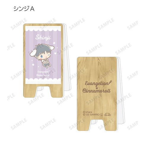 『エヴァンゲリオン×シナモロール』トレーディングアクリル立て看板風メモスタンド BOX