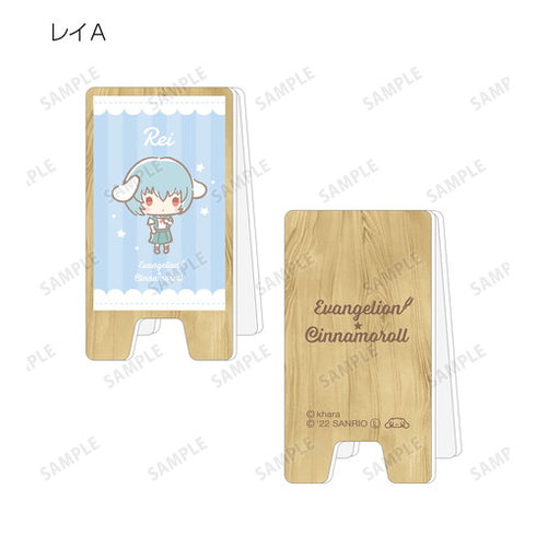 『エヴァンゲリオン×シナモロール』トレーディングアクリル立て看板風メモスタンド BOX