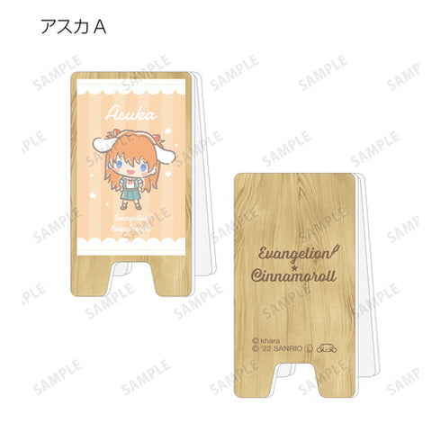 『エヴァンゲリオン×シナモロール』トレーディングアクリル立て看板風メモスタンド BOX