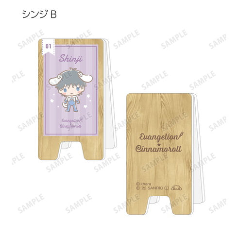 『エヴァンゲリオン×シナモロール』トレーディングアクリル立て看板風メモスタンド BOX