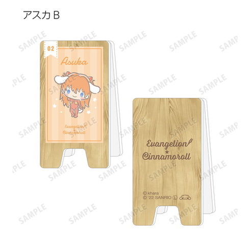 『エヴァンゲリオン×シナモロール』トレーディングアクリル立て看板風メモスタンド BOX