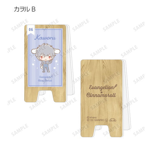 『エヴァンゲリオン×シナモロール』トレーディングアクリル立て看板風メモスタンド BOX