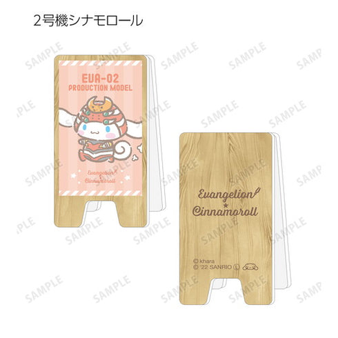 『エヴァンゲリオン×シナモロール』トレーディングアクリル立て看板風メモスタンド BOX