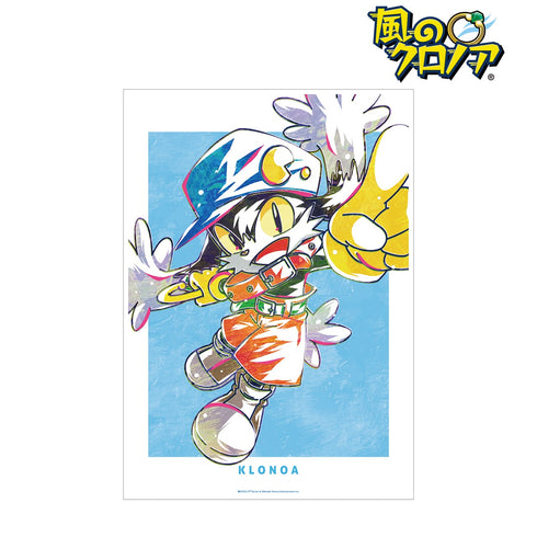 『風のクロノア』クロノア(「風のクロノア door to phantomile」) Ani-Art A3マッ ト加工ポスター