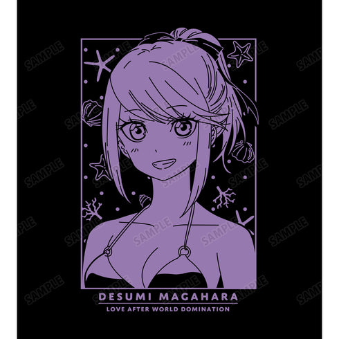 『恋は世界征服のあとで』描き下ろしイラスト 禍原デス美 水着ver. Tシャツ(メンズ/レディース)