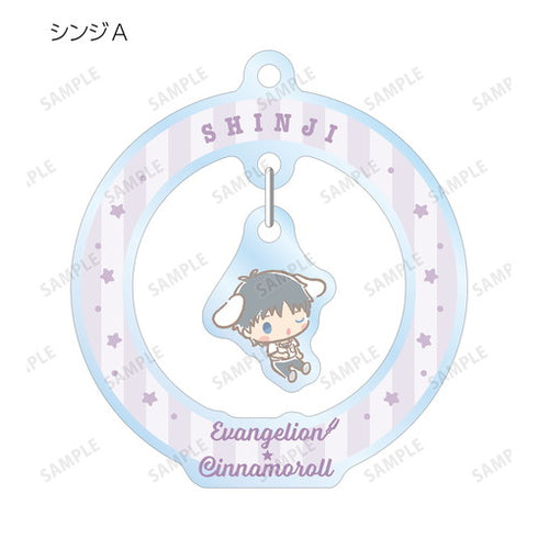 『エヴァンゲリオン×シナモロール』トレーディングゆらゆらアクリルキーホルダー BOX