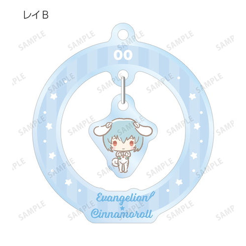 『エヴァンゲリオン×シナモロール』トレーディングゆらゆらアクリルキーホルダー BOX