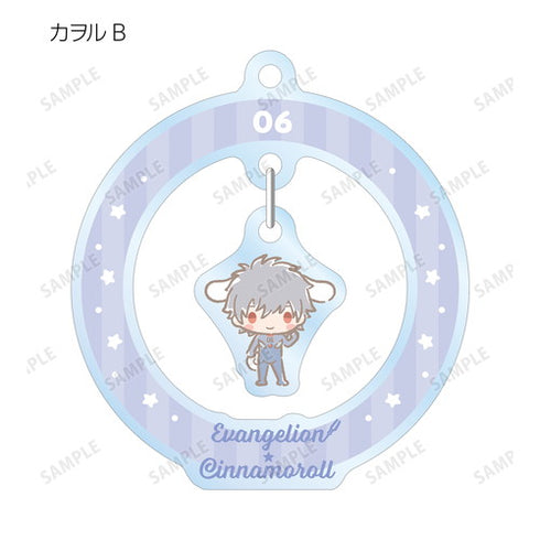 『エヴァンゲリオン×シナモロール』トレーディングゆらゆらアクリルキーホルダー BOX