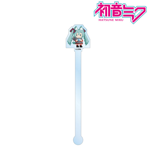 《Piapro Characters》初音未来 占卜狼人版 亚克力搅拌棒(一夜狼人联动点阵图版)