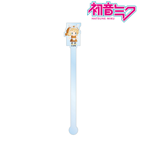 《Piapro Characters》镜音铃 亚克力搅拌棒(一夜狼合作像素画版)