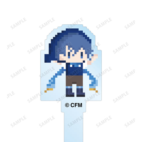 『ピアプロキャラクターズ』KAITO アクリルマドラー(ワンナイト人狼コラボドット絵ver.)