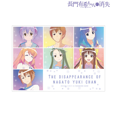 『長門有希ちゃんの消失』集合 Ani-Art clear label A3マット加工ポスター