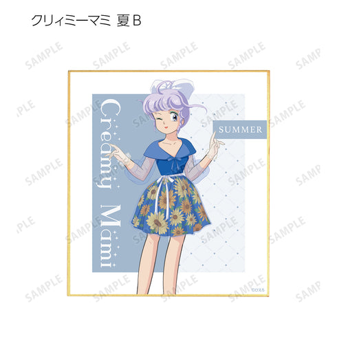 『魔法の天使 クリィミーマミ』描き下ろしイラスト 四季のフラワードレスver. トレーディングミニ色紙 BOX