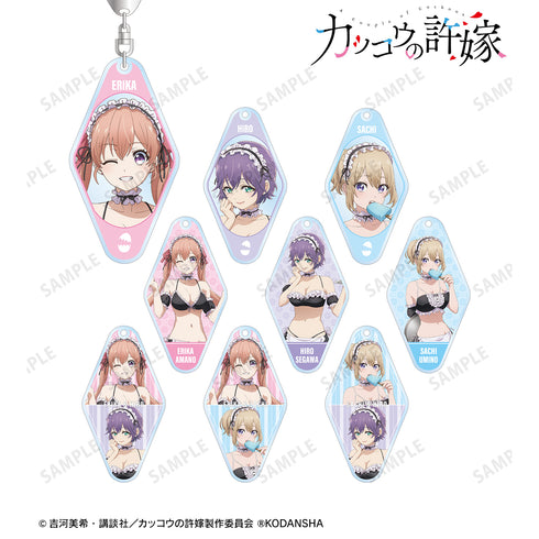 『カッコウの許嫁』描き下ろしイラスト 水着メイドver. トレーディングアクリルキーホルダー BOX