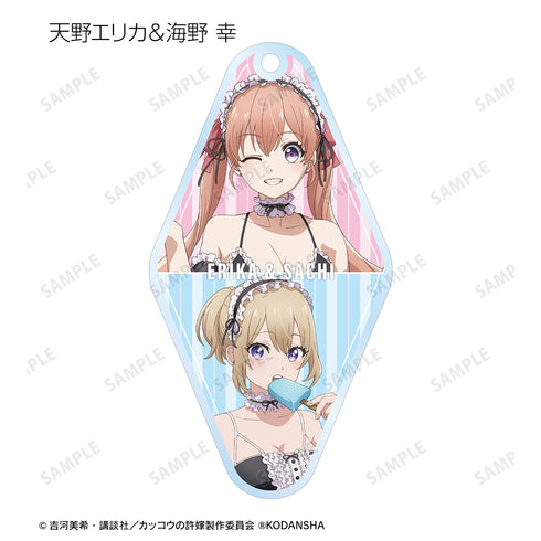 『カッコウの許嫁』描き下ろしイラスト 水着メイドver. トレーディングアクリルキーホルダー BOX