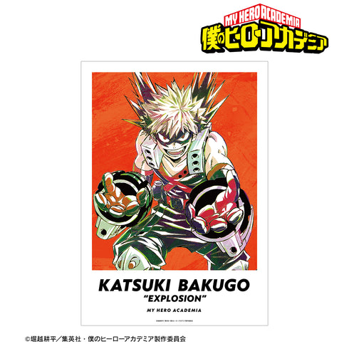 『僕のヒーローアカデミア』爆豪勝己 Ani-Art 第5弾 A3マット加工ポスター