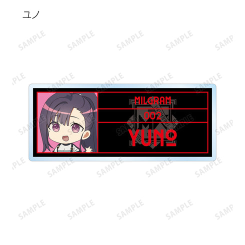 『MILGRAM -ミルグラム-』トレーディング 公式ちびキャラ Season 2 ver. アクリルネームプレート BOX