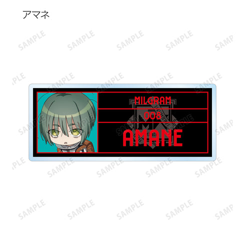 『MILGRAM -ミルグラム-』トレーディング 公式ちびキャラ Season 2 ver. アクリルネームプレート BOX