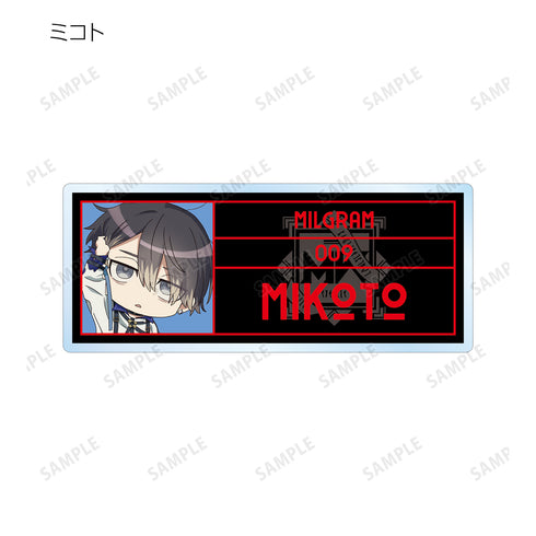 『MILGRAM -ミルグラム-』トレーディング 公式ちびキャラ Season 2 ver. アクリルネームプレート BOX