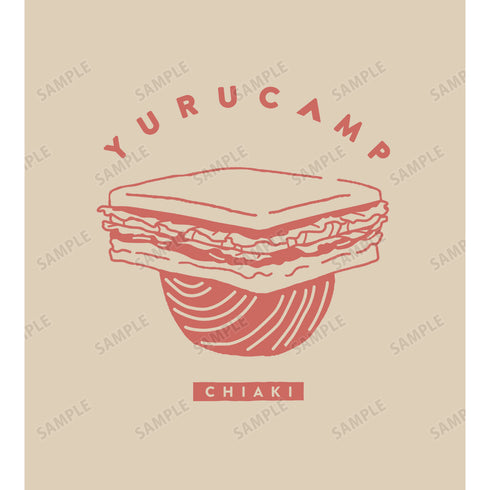 『ゆるキャン△』大垣千明 モチーフ柄 Tシャツ (メンズ/レディース)