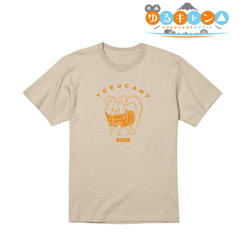 『ゆるキャン△』斉藤恵那 モチーフ柄 Tシャツ (メンズ/レディース)