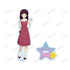 "Urusei Yatsura" Shinobu Miyake BIG Acrylic Stand