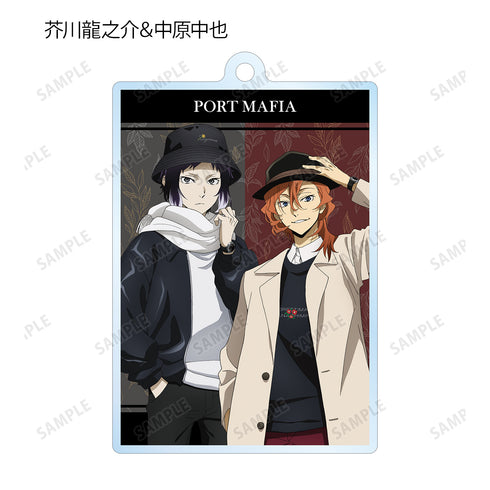 『文豪ストレイドッグス』描き下ろしイラスト 冬の休日ver. トレーディングアクリルキーホルダー (全10種) BOX