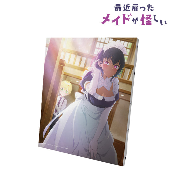 『最近雇ったメイドが怪しい』キービジュアル キャンバスボード