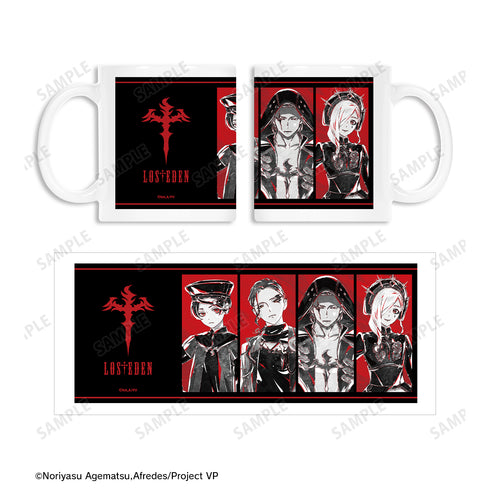 『ヴィジュアルプリズン』LOS†EDEN Ani-Art BLACK LABEL マグカップ