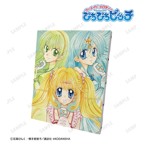 『ぴちぴちピッチ』七海 るちあ&宝生 波音&洞院 リナ 3巻表紙イラスト キャンバスボー ド