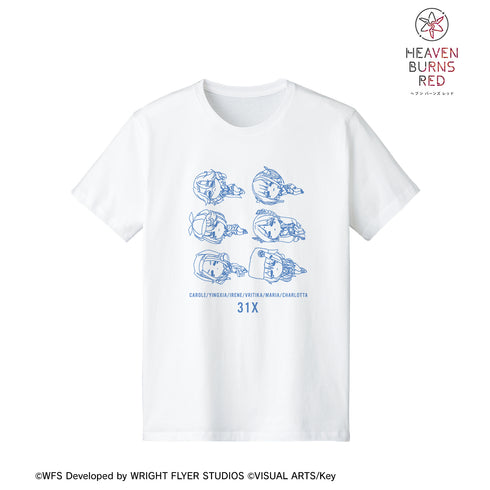 『ヘブンバーンズレッド』第31X部隊 ちびころ Tシャツ(メンズ/レディース)