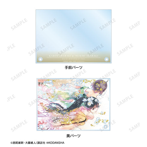 『化物語』阿良々⽊⽕憐&阿良々⽊⽉⽕ 特装版8巻表紙イラスト ダブルアクリルパネル