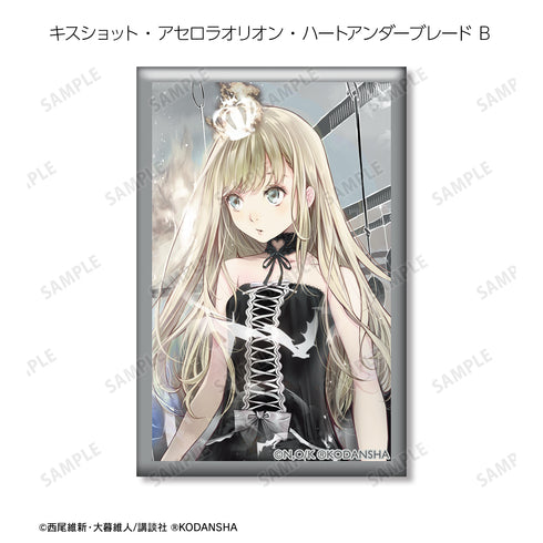 『化物語』トレーディング特装版表紙イラストスクエア⽸バッジ ver.B(全9種)BOX