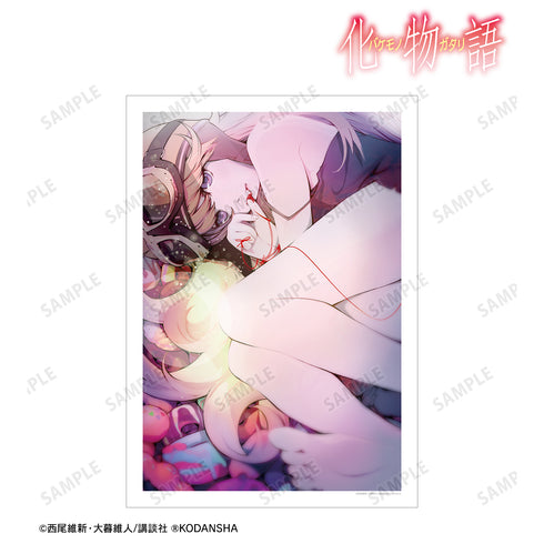 『化物語』忍野忍 7巻表紙イラスト A3マット加⼯ポスター