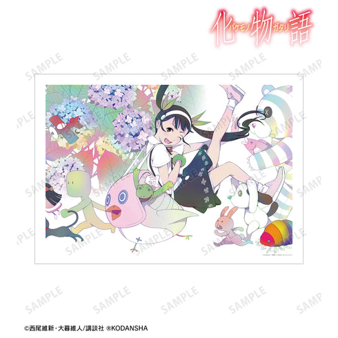 『化物語』⼋九寺真宵 特装版2巻表紙イラスト A3マット加⼯ポスター