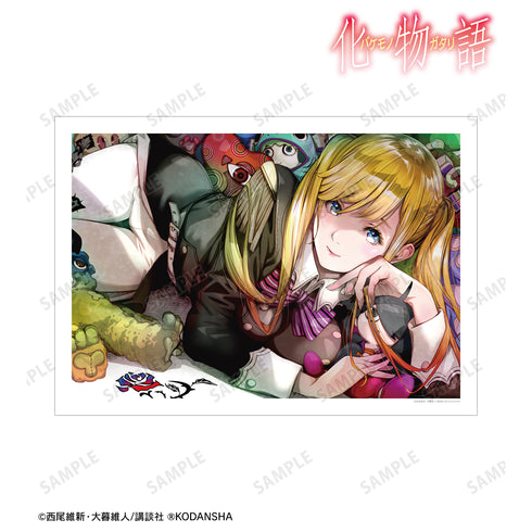 『化物語』キスショット‧アセロラオリオン‧ハートアンダーブレード 特装版13巻表紙イラスト A3マット加⼯ポスター