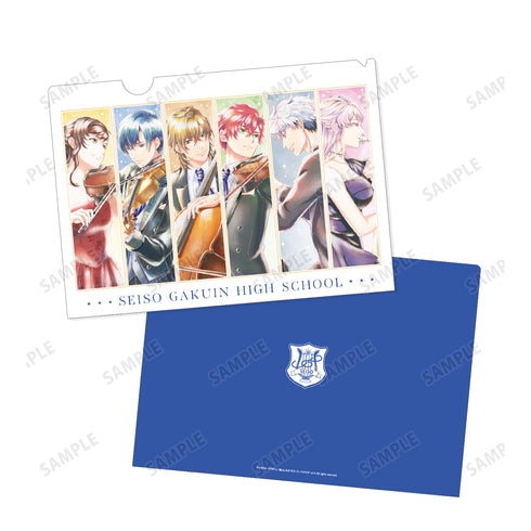 《金色琴弦 星光管弦乐团》星奏学院高中 Ani-Art aqua label 透明文件夹