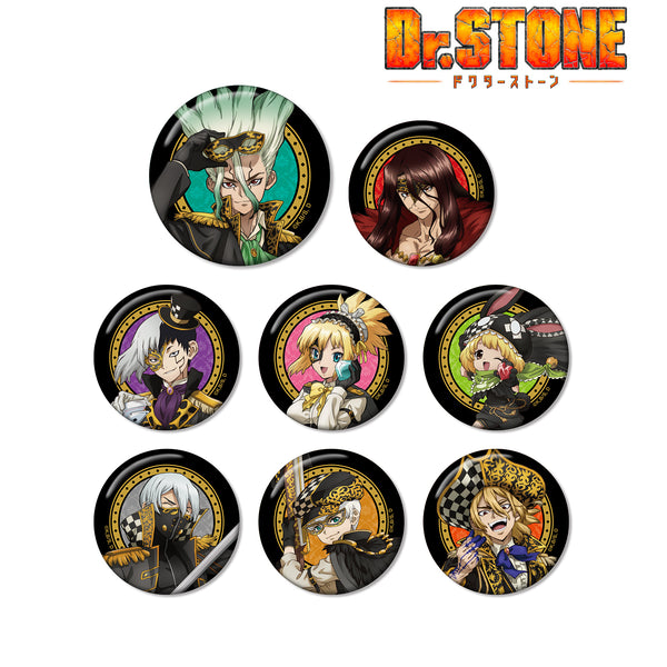 『Dr.STONE』描き下ろしイラスト 怪盗団ver. トレーディング⽸バッジ(全8種)BOX