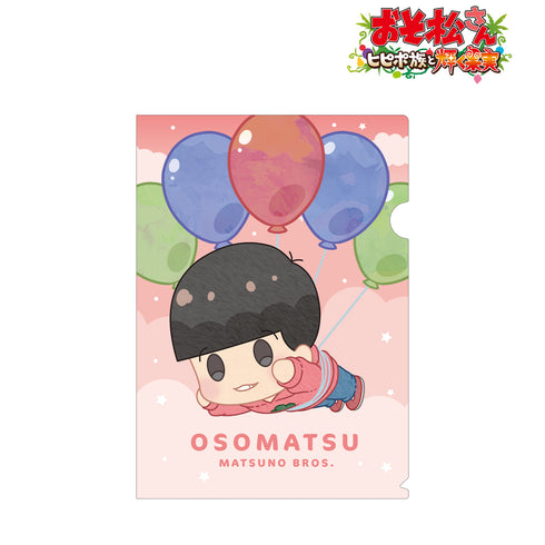 "Osomatsu-san: The Hippopo Clan and the Shining Fruit" Osomatsu POPOON Clear File