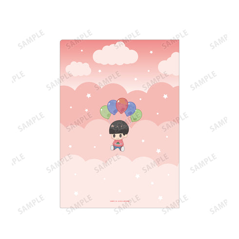 "Osomatsu-san: The Hippopo Clan and the Shining Fruit" Osomatsu POPOON Clear File