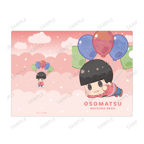 "Osomatsu-san: The Hippopo Clan and the Shining Fruit" Osomatsu POPOON Clear File