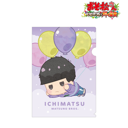 "Osomatsu-san: The Hippopo Clan and the Shining Fruit" Ichimatsu POPOON Clear File