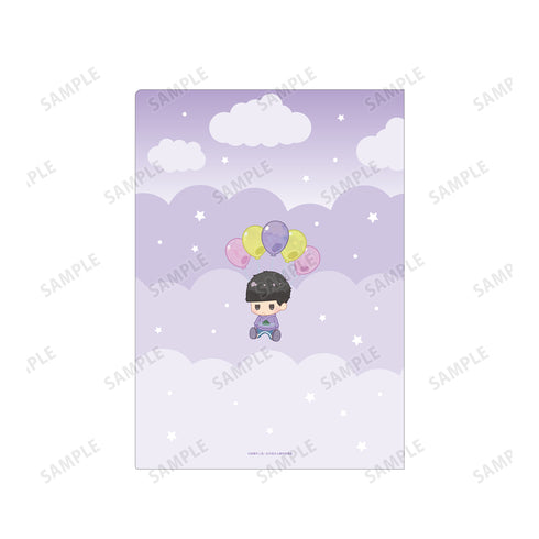 "Osomatsu-san: The Hippopo Clan and the Shining Fruit" Ichimatsu POPOON Clear File
