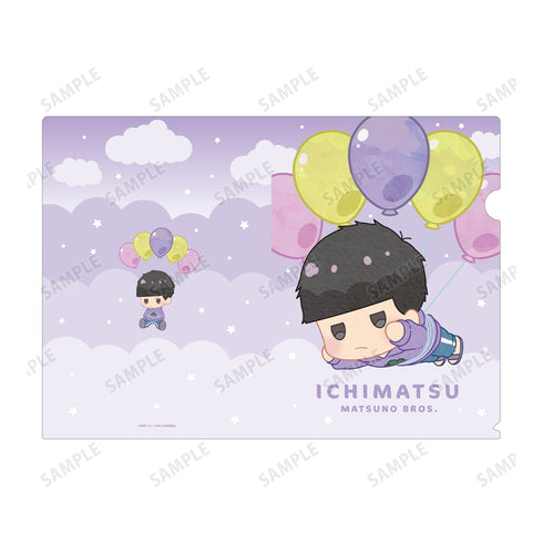 "Osomatsu-san: The Hippopo Clan and the Shining Fruit" Ichimatsu POPOON Clear File