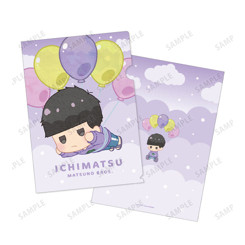 "Osomatsu-san: The Hippopo Clan and the Shining Fruit" Ichimatsu POPOON Clear File