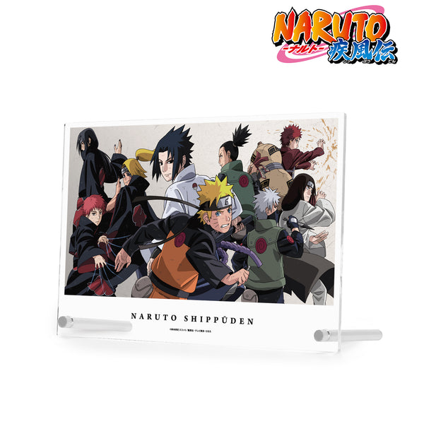 『NARUTO-ナルト- 疾風伝』描き下ろしイラスト 集合 戦う背中ver. A4アクリルパネル